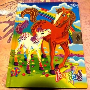 Lisa Frank rainbow chaser and lollipop diary